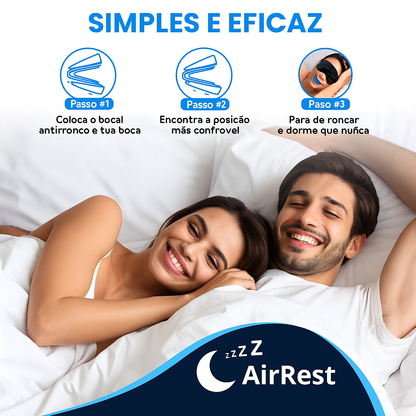 AirRest™ 2025 | Bucal anti-roncos e anti-apneia | Em Promoção