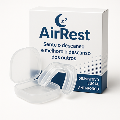 AirRest™ 2025 | Bucal anti-roncos e anti-apneia | Em Promoção