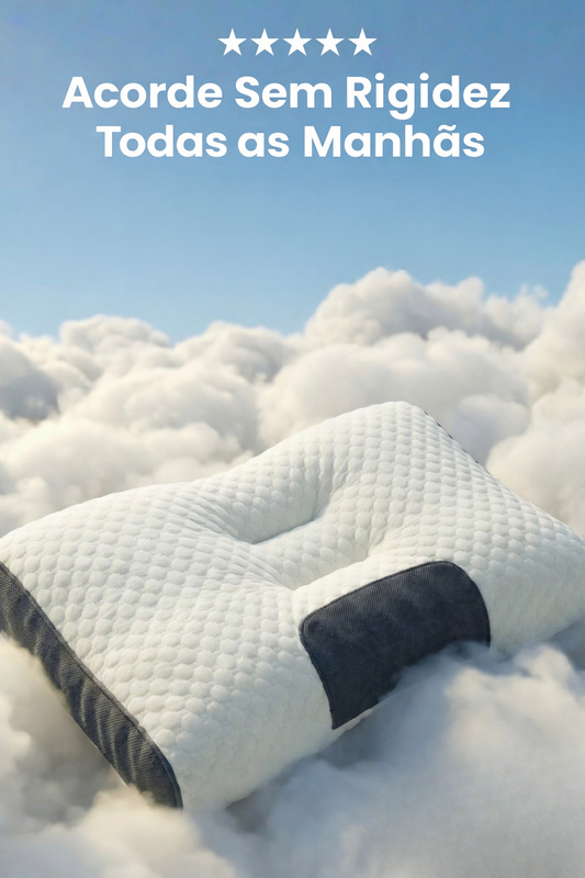 Almofada CloudPillow™ | Começa o dia sem aquela rigidez que estraga tudo / Em Oferta